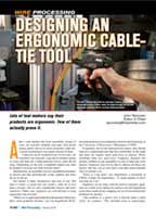 Designing an Ergonimic Cable-tie Tool