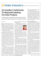An Installer's Field Guide to Required Labeling for Solar Projects