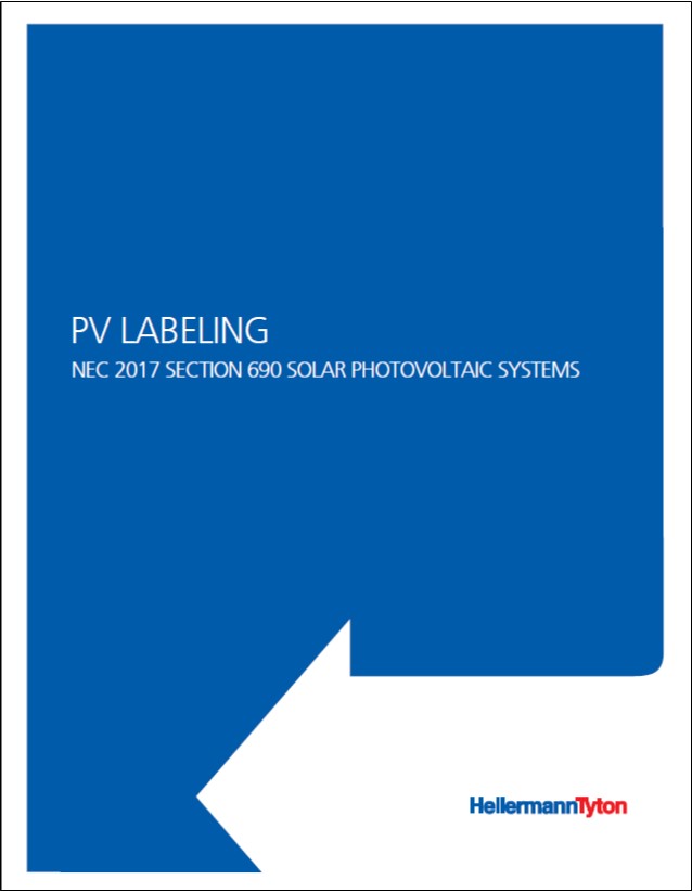 PV Labeling NEC 2017 Section 690 Standard White Paper